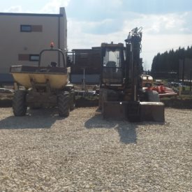 Wykonanie podbudowy pod parking, zagęszczania gruntu, Katowice