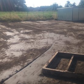 Niwelacja tereny, inwestycja prywatna Orzesze